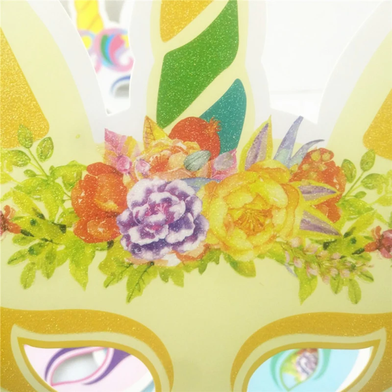 Детские Вечерние Маски с единорогом 6 шт./лот | Дом и сад