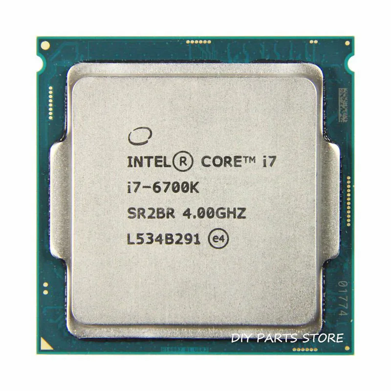 Четырёхъядерный процессор Intel core I7 6700K LGA 1151 4 40 ГГц 6M уровень 8M ОЗУ|i7 processor|i7 6700klga |