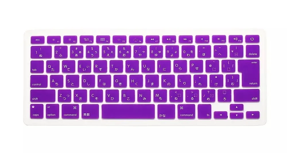 Для Mac Book клавиатура для Macbook Air Pro retina 13 15 17 протектор японский английский японский Японская Клавиатура крышка