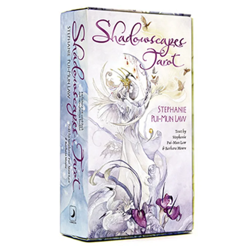 Карта Таро с изображением цветка тени для гадания на английском языке любовь