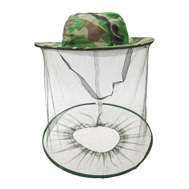 Head Net Hat Wide Brim Anti Insect Bee Fly Face Mask Cap Protective Mesh Cover For Beekeeper | Дом и сад