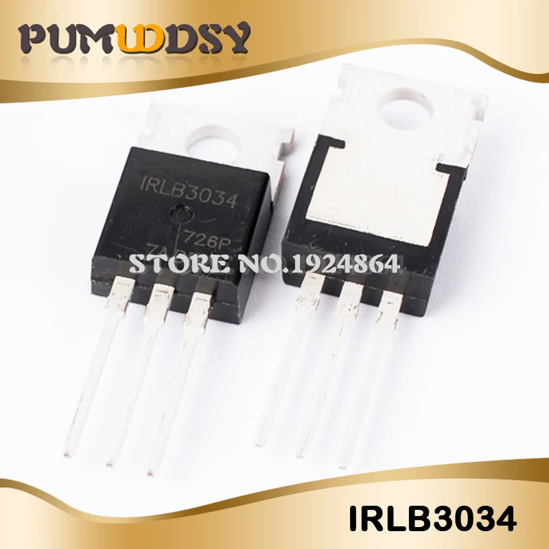 10 шт. IRLB3034 TO-220 IRLB3034PBF MOSFET MOSFT 40 в 343A 1,7 mOhm 108nC IC