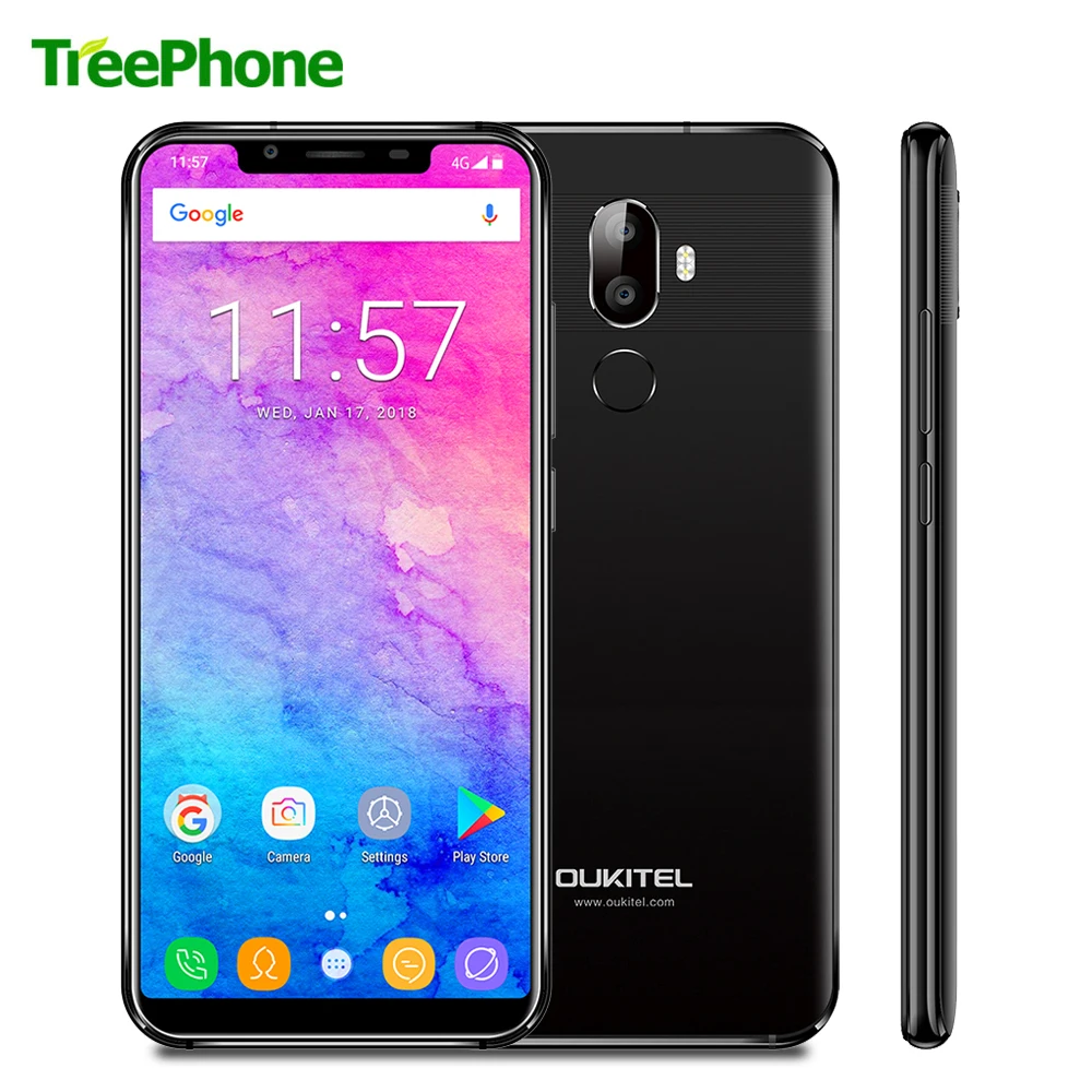 Oukitel U18 отпечатков пальцев + Face ID Восьмиядерный телефона 5 85 ''HD 21:9 Экран 13MP 16MP 5MP