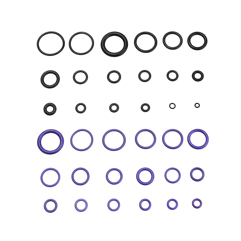 495PCS/pack 36 Sizes O-ring Kit Black &amp Green Metric O ring Seals Watertightness Rubber Gaskets oil resistance Assortment |