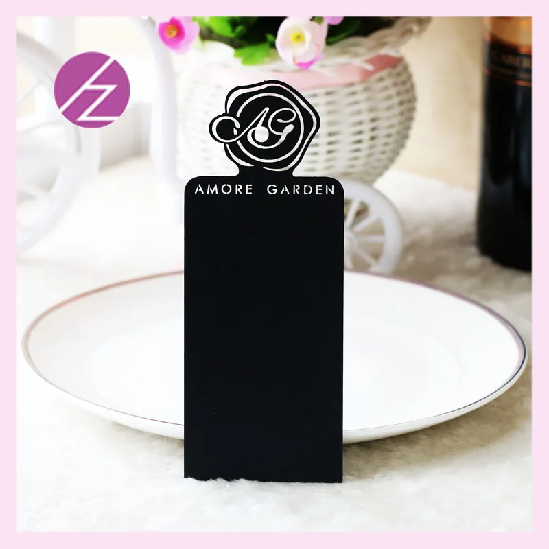 

100Pcs Free shipping Laser Cut Customized pattern thicken blank Paper Bookmark Card Book Marks For Book children gift