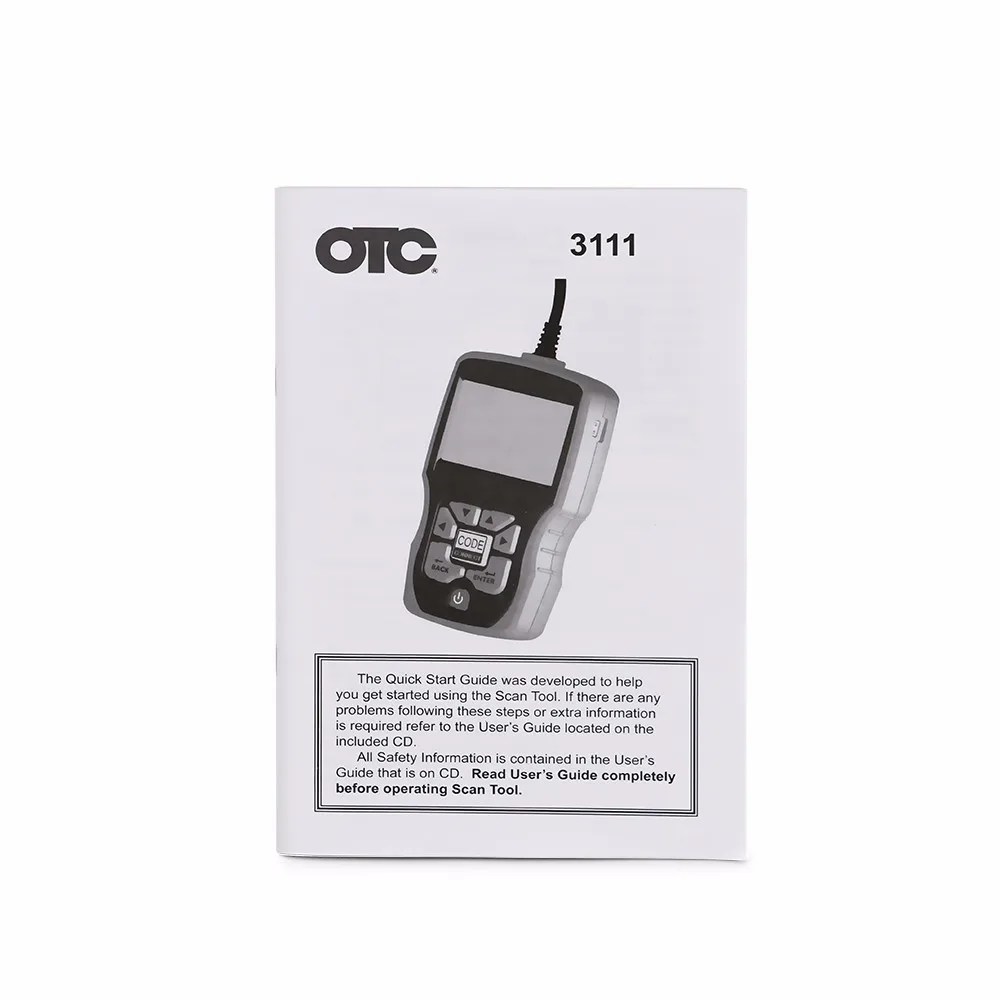 OTC 3111 Pro трех языков 3111PRO средство сканирования, бд II кодов OBD2 OBDII OBD2 сканер штрих-кода может ABS подушка безопасности