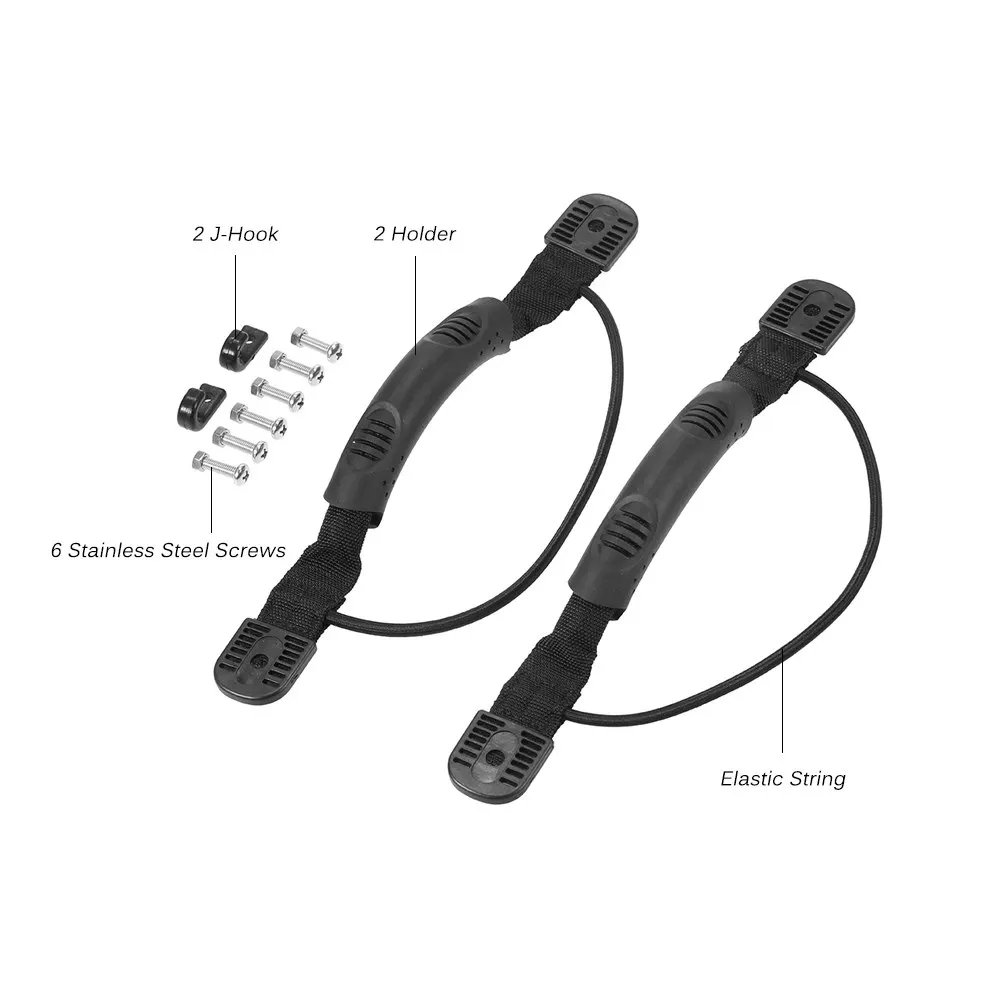 Нейлоновые ручки для переноски весло парка Банджи оборудование J крючки весла