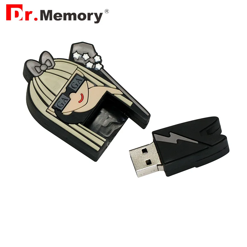 Элегантная Леди Гага модель Флэш Накопитель 64Гб флеш диск Usb 2 0 4 ГБ 8 16 оперативной