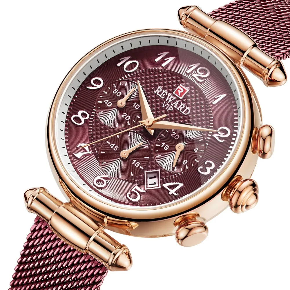 AWARD Марка Женские часы с регулируемым ремешком Япония Часы движения нержавеющие