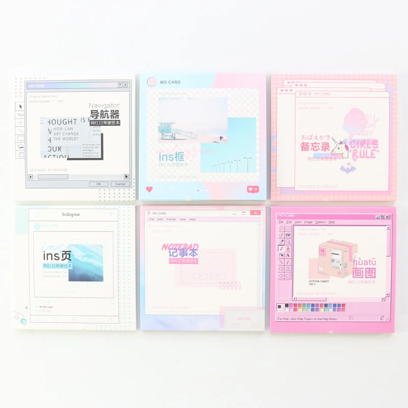 Domikee милый kawaii Мультфильм ins тема портативный мини письменные принадлежности