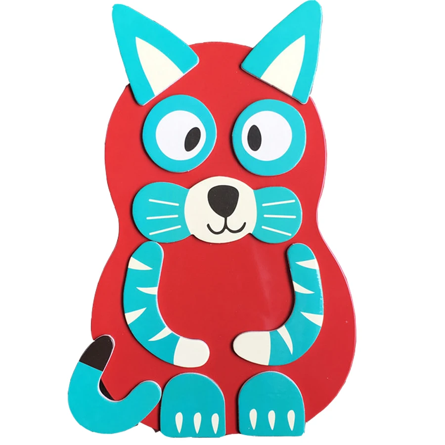 Детские Магнитные Головоломки с сумасшедшим лицом креативная головоломка