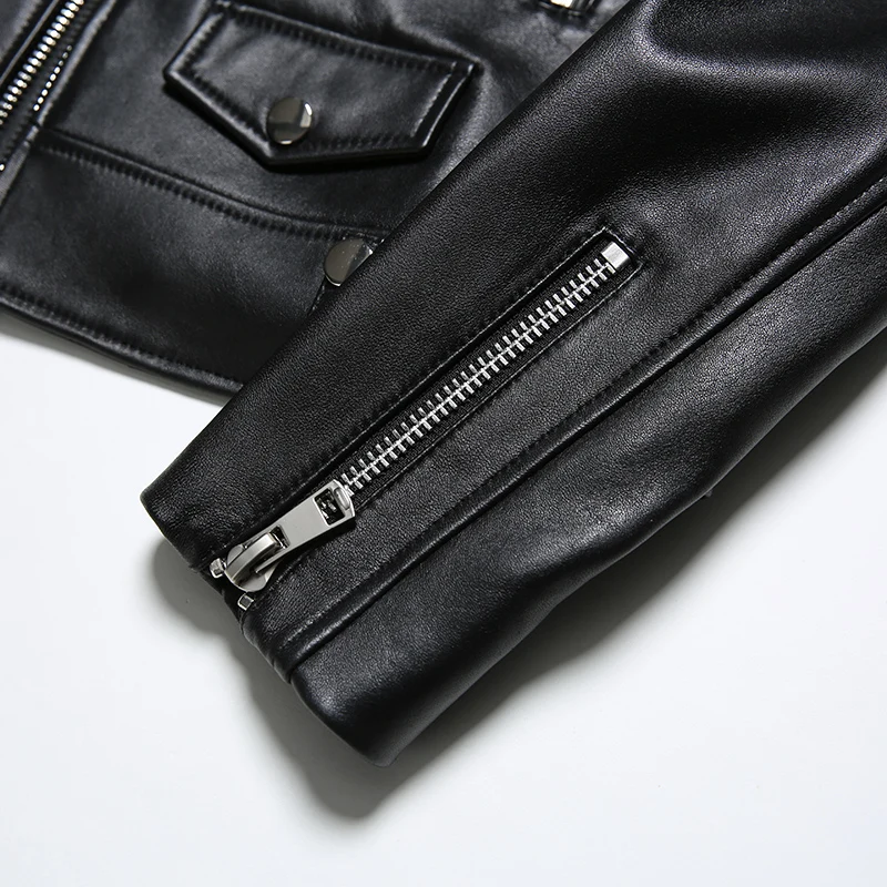 Новинка 2017 модная кожаная куртка для женщин Осень-зима повседневная с длинным