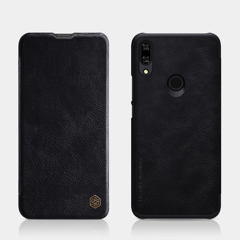 Серия NILLKIN QIN для huawei P Smart Z Чехол-обложка винтажный флип-чехол кошелек из искусственной кожи PC задняя крышка для huawei P Smart Z