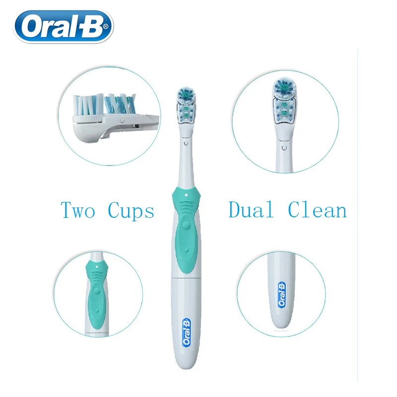 Oral B электрическая зубная щетка для крестообразной чистки зубов отбеливающая