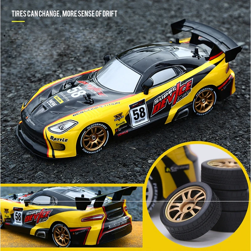 Радиоуправляемая машина для GTR/Dodge Viper 4WD гоночный чемпионат по дрейфу 2 4 ГГц