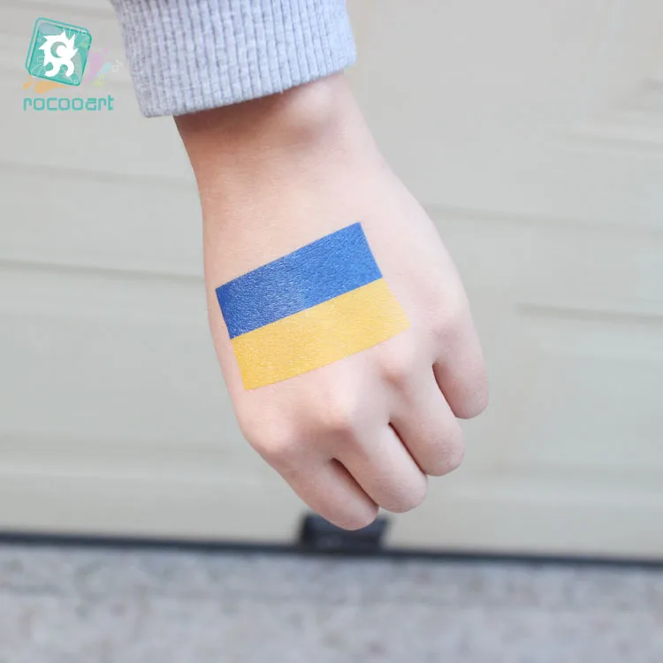 CF001-024 Новая мода по всему миру флаг страны футбол Олимпийский Спорт Временные татуировки стикер боди-арт переводная вода поддельные тати