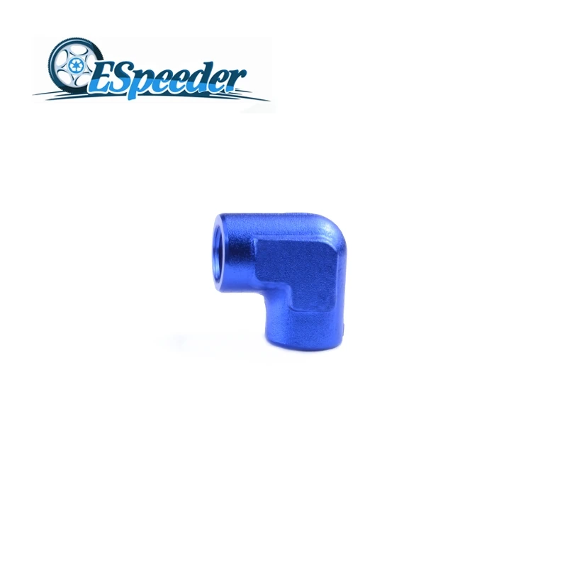 ESPEEDER алюминиевый топливный переходник Npt 1/4 &quot90 градусов Женский мужской локоть