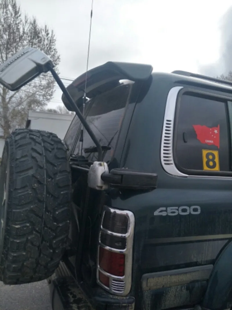 Для Toyota Land Cruiser LC100 4500/4700 двухдверный Спойлер ABS Материал заднее крыло автомобиля