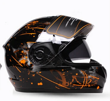 mx helmet orange