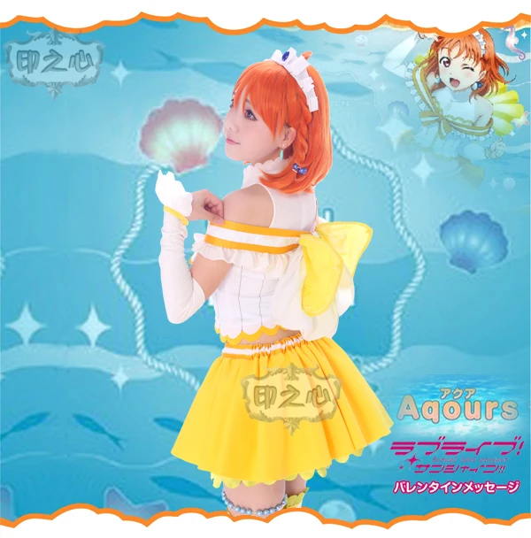 Косплей-костюм Aqours Рождественский новогодний костюм рубашка юбка носки бант и