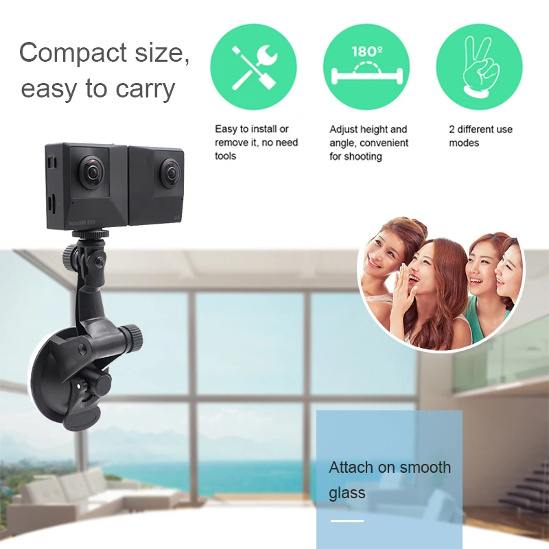 Аксессуары для Insta360 ONE X/EVO автомобильный держатель присоска запасные части X