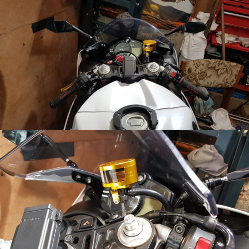 Для Yamaha YZF R1 R3 R6 R25 R125 инструмент для замены тормозной жидкости резервуар