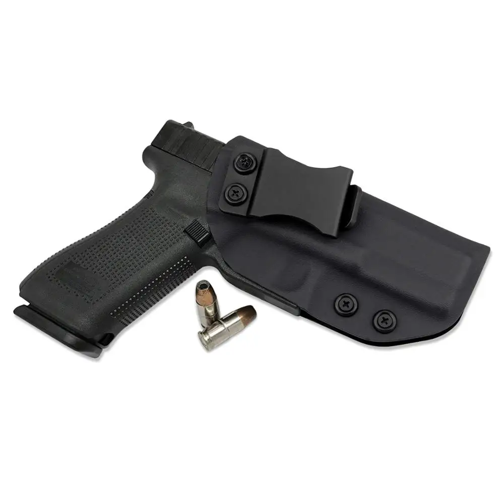 Vapanda IWB Kydex кобура Glock 17 черный скрытый Пистолет Кобура Для Пистолетов Glock 22 31 Охота - Цвет: Right Hand