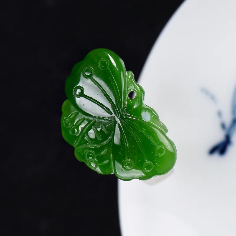 Original Ring Silver Women 925 Sterling silver Rings Handmade Jade Butterfly Jewelry Vintage Adjustable rings | Украшения и