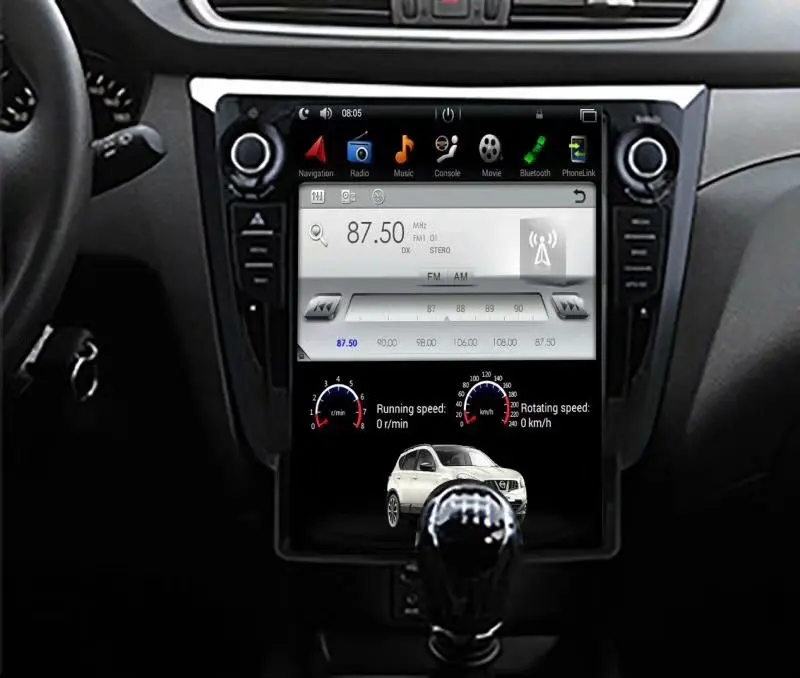 12 1 дюймовый большой сенсорный экран android 9 0 tesla style автомобильный dvd плеер для NISSAN X