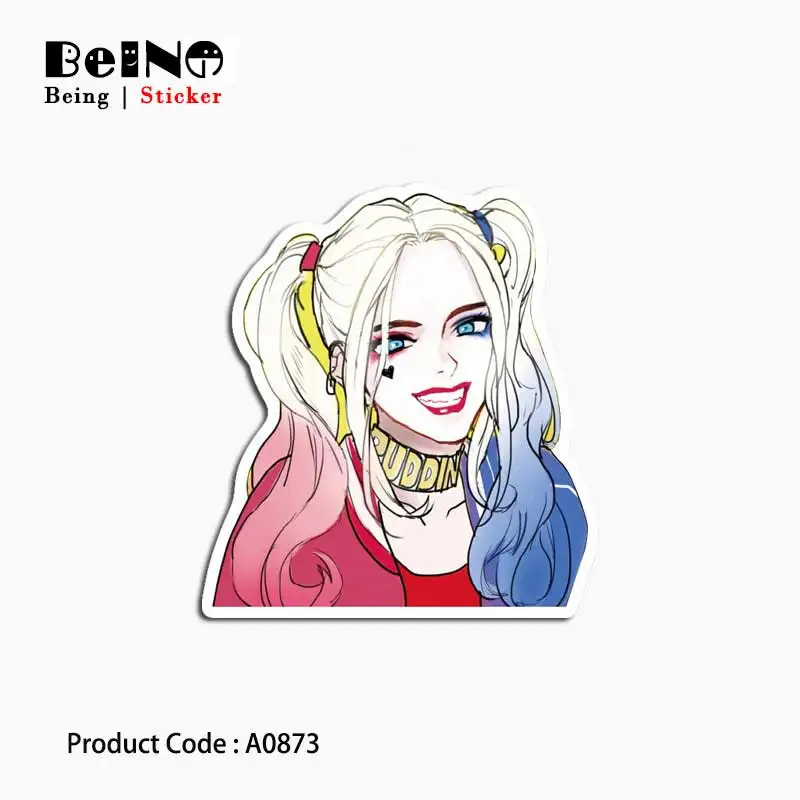 Pretty Girl Sticker Beauty Lovely Halle Quinn Fashion Waterproof Suitcase Laptop Guitar Luggage Skateboard Toy Stickers | Игрушки и