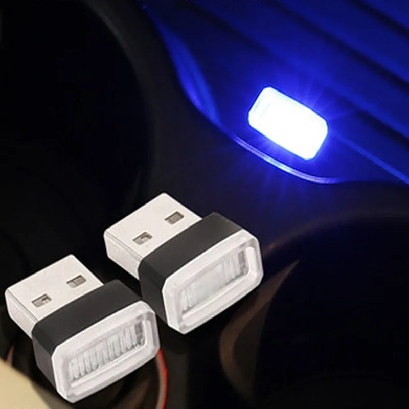 2018 Новый Автомобильный светодиодный мини usb автомобильный интерьер ножная лампа