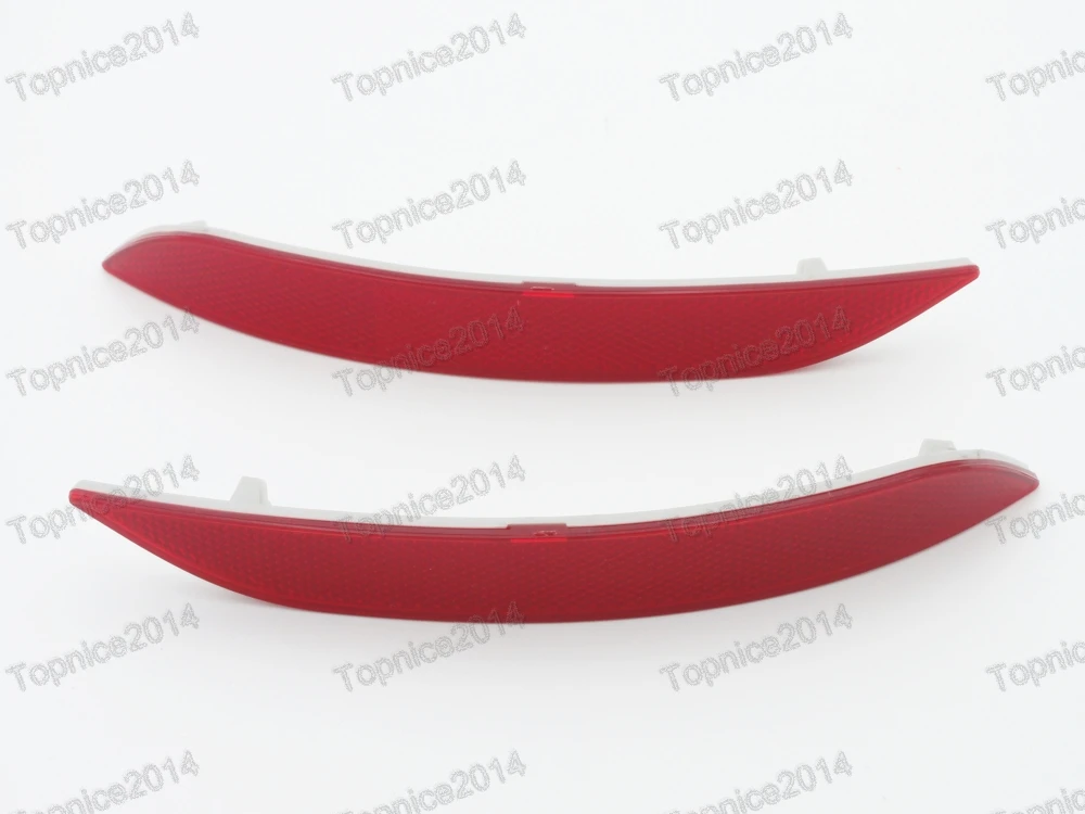 

1Pair Left & Right Red Rear Bumper Reflectors Red Tail Fog Lamp Light For BMW X1 Series E84 2013-2014