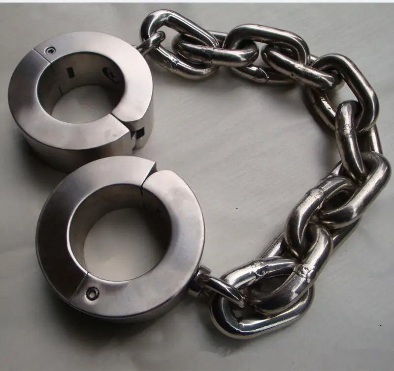 Super heavy bondage restraints shackle bdsm fetish wear anklet cuffs stainless steel sex slave adult games products | Красота и