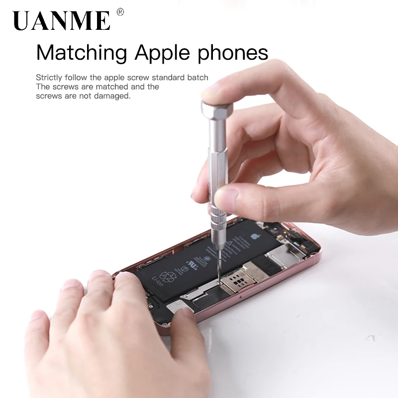 Прецизионная металлическая отвертка UANME BST 9903 для Apple iPhoneX 8 7|Отвертка| |