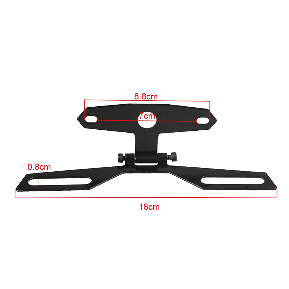

Universal Adjustable Folding License Plate Holder Tail Rear Light Bracket Mount Motorcycle Tail License Plate Light Bracket