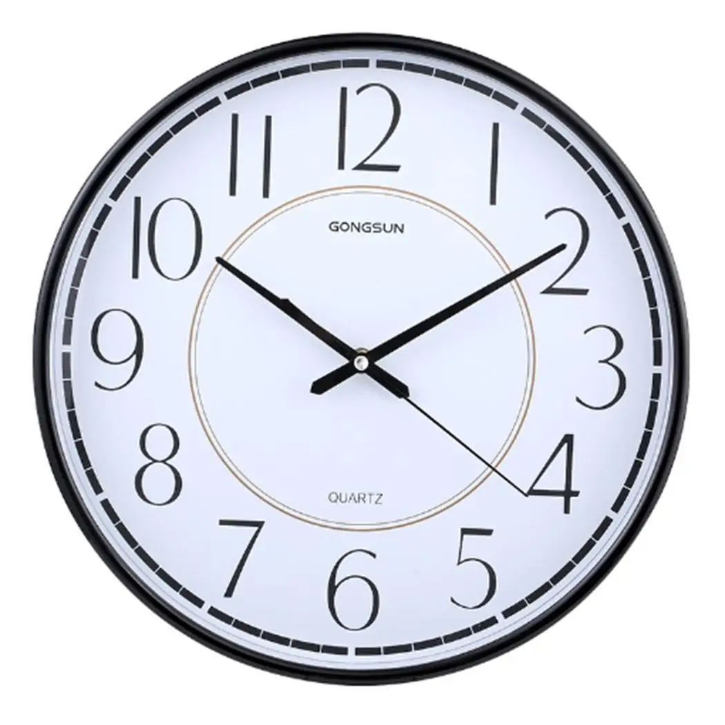 Модные круглые часы спальня гостиная ПВХ креативный немой дом комната подвесной