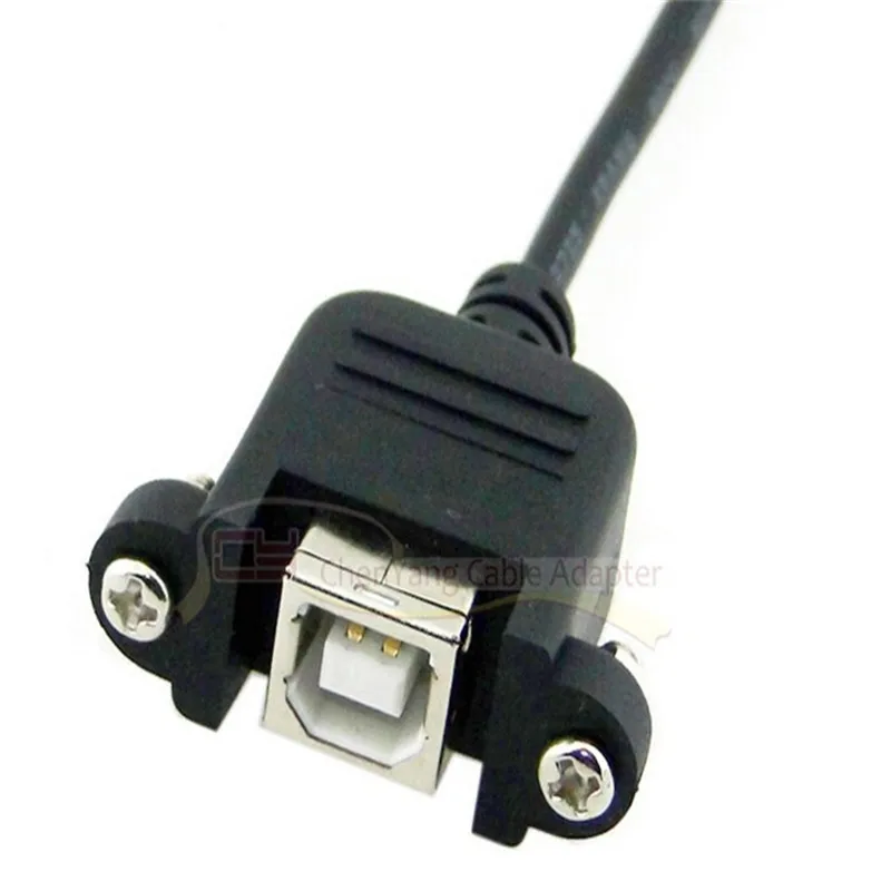 Удлинительный Кабель USB 2 0 Type B Male Female кабель для передачи данных с углом 90
