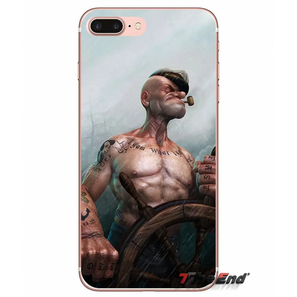 Силиконовый чехол для телефона Xiaomi Redmi 4 3 3S Pro Mi3 Mi4 Mi4i Mi4C Mi5 Mi5S Mi Max Note 2 Anime popeye poker |
