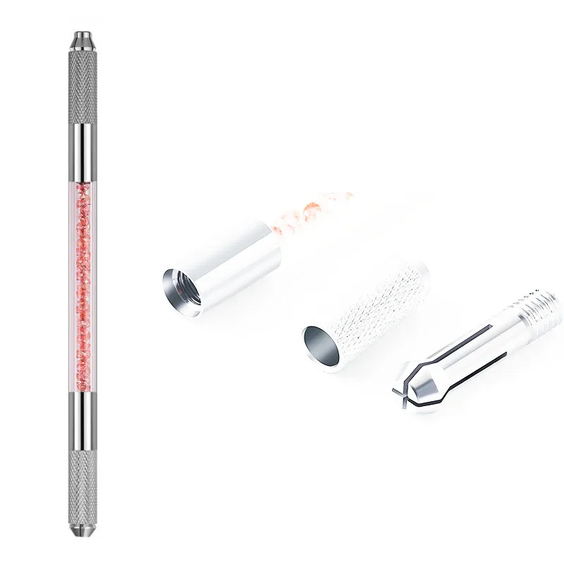 Хрустальный круглый гибкий Игольный замок-ПИН устройство 2 головки ручной