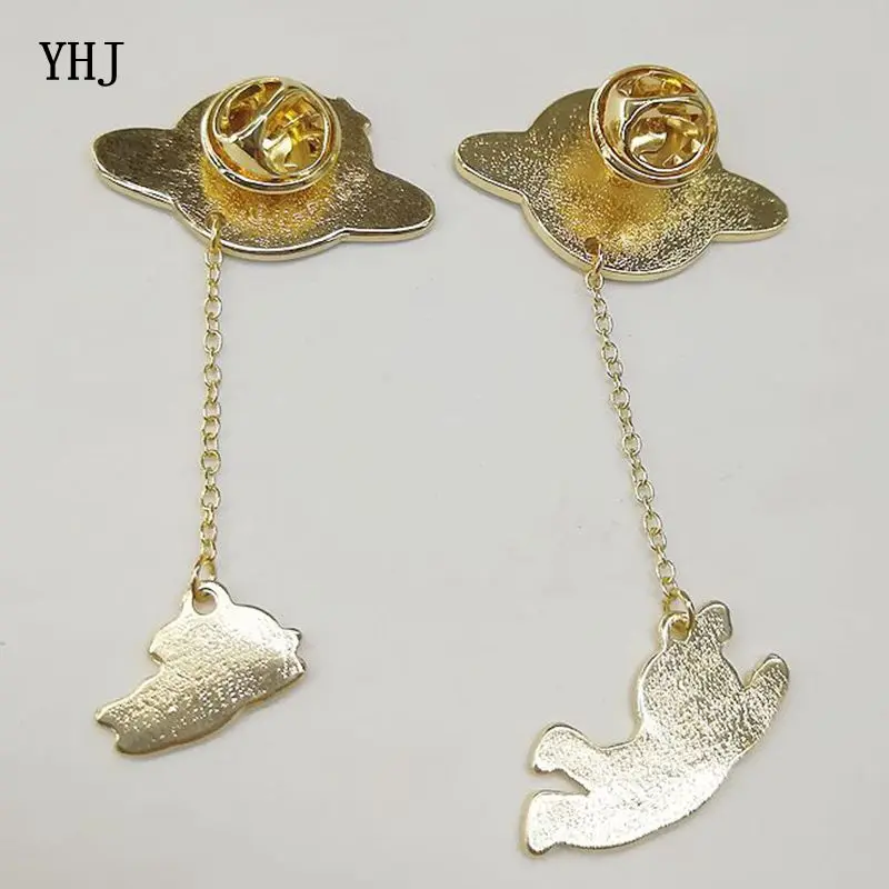 2018 новые аксессуары капельное масло мультяшная цепочка булавка астронавт