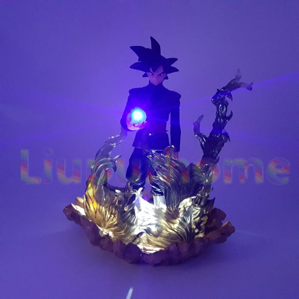 Dragon Ball Z Сон Гоку черный zamasu LED Night Lights DIY привело сцены аниме Dragon Ball Z DBZ светодиодные настольные лампы Рождественские Декор