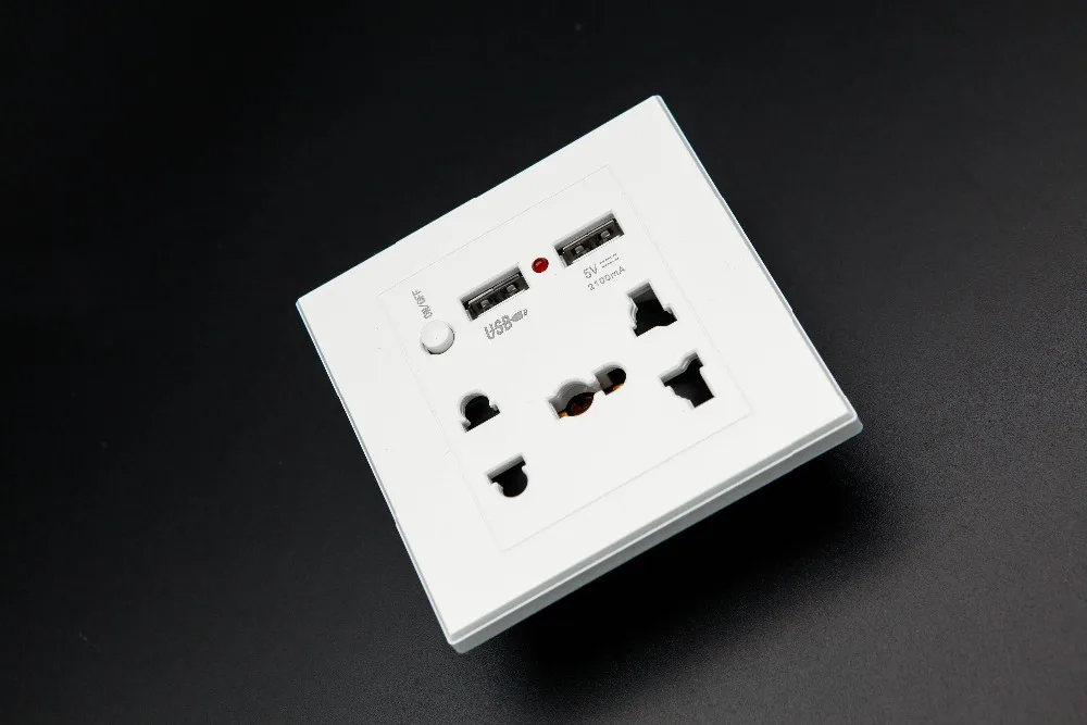 2100mA 5V 2 USB розетка AC 110-250V US UK EU AU домашнее настенное зарядное устройство порта |