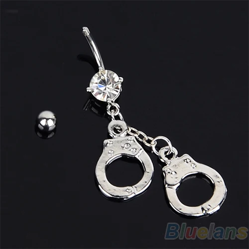 Женские наручники Стразы пирсинг тела пупок кольцо штанга для пупка|barbell ring|belly