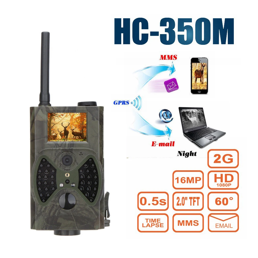 Lixada 16MP 1080P охотничья камера HC350M HC300M HC550M ночное видение GSM MMS GPRS Скаутинг цифровая