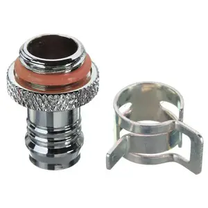 Фитинг с зазубринами для радиатора водяного охлаждения для поворота ID 38 дюймов G14 хромированный DEL, 2018