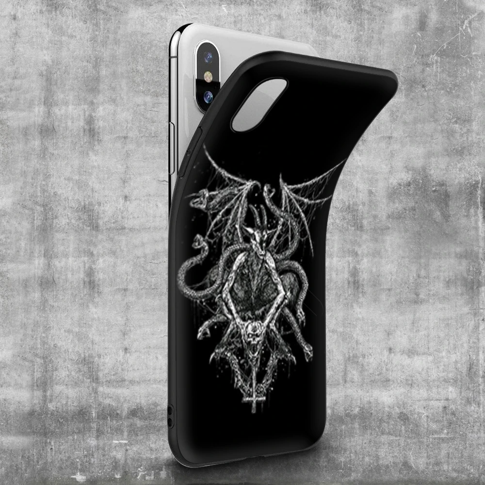 Чехол Lavaza Pentagram 666 Demonic Satanic для iPhone 11 Pro XS Max XR X 8 7 6 6S Plus 5 5S se