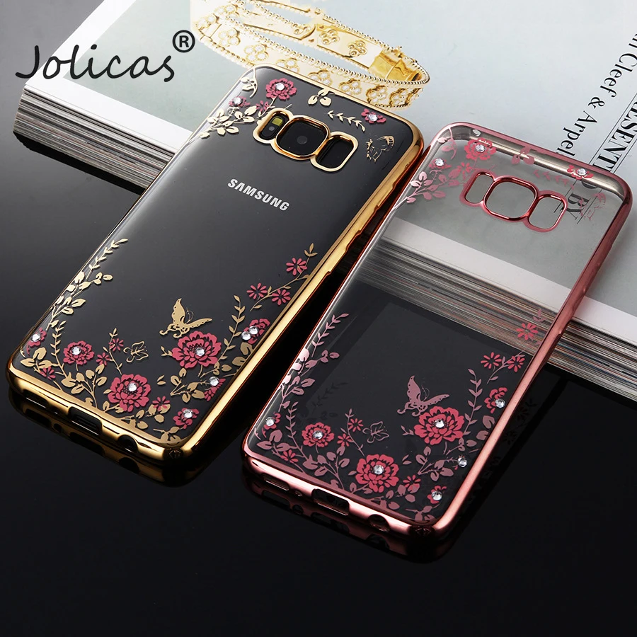 Роскошный цветок чехол для samsung galaxy S6 S7 S8 S9 плюс Чехол для телефона для samsung galaxy A3 A5 A7 J1 J3 J5 J7 премьер-Чехол