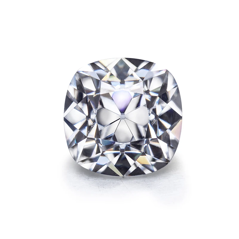 7x7 мм квадратная подушка в Форме Старинной старой шахты EF белого цвета moissanite