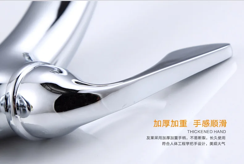 Новый одно отверстие/ручкой холодной умывальник краны Ванная комната бассейна