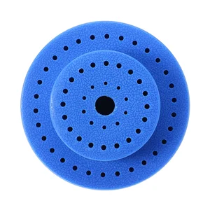 Круглый пластиковый держатель для зубных клещей, с 60 отверстиями, алмазная шлифовальная головка синего цвета, стоматологический лабораторный инструмент, Новинка